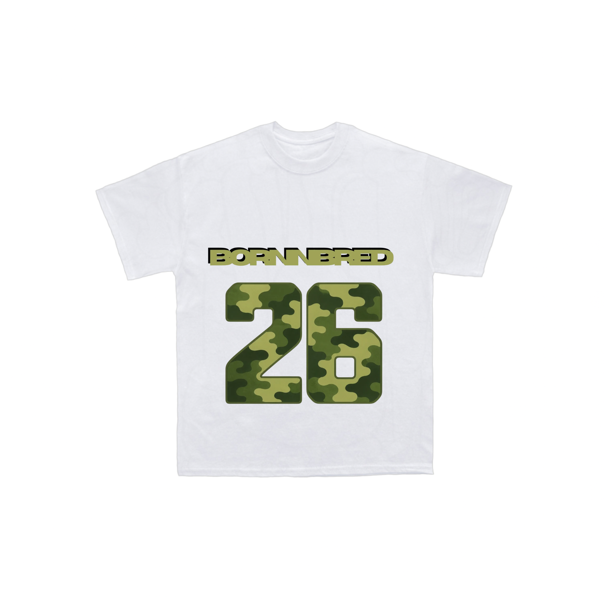 Born N Bred camo tee
