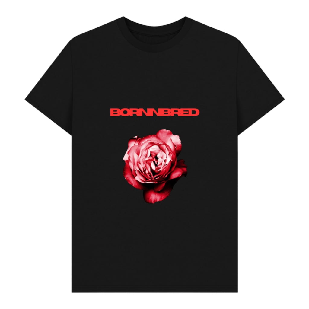 BNB black blood rose tee